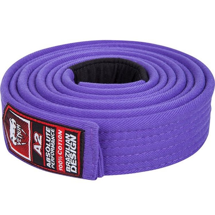 Venum BJJ Gi Belt Purple Brazilian Jiu Jitsu - FIGHTWEAR SHOP EUROPE