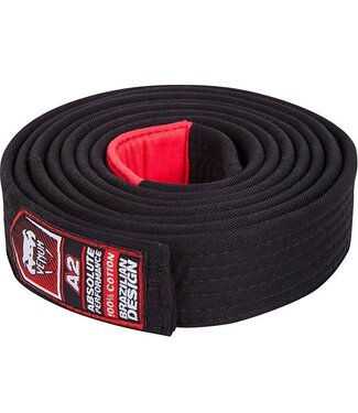 Venum Venum BJJ Gi Belt Black Brazilian Jiu Jitsu