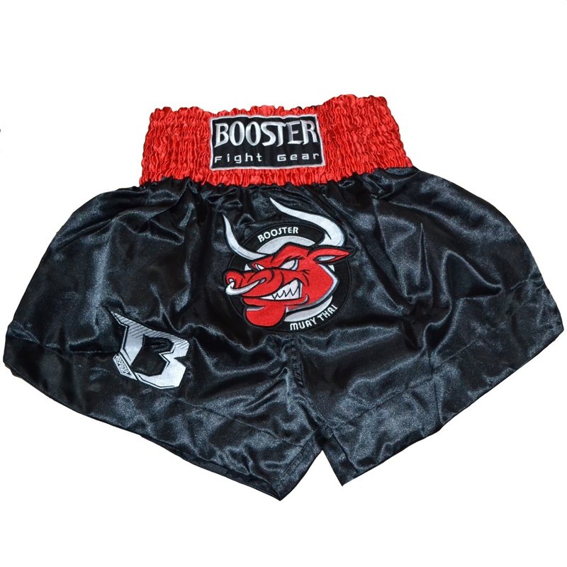 Booster Booster Muay Thai Kickboxing Shorts TBT 19 Black Red