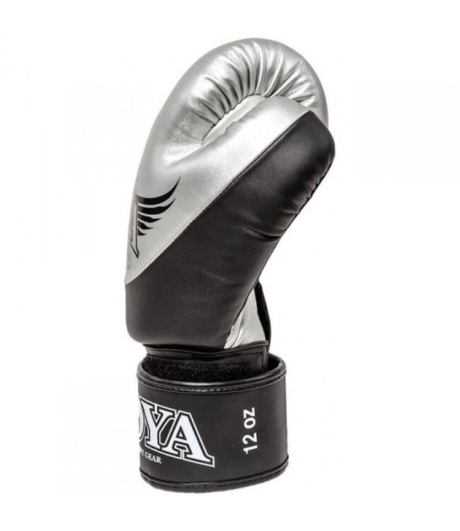 Joya Boxing Gloves Pro Thai Silver Black by Joya Fightgear