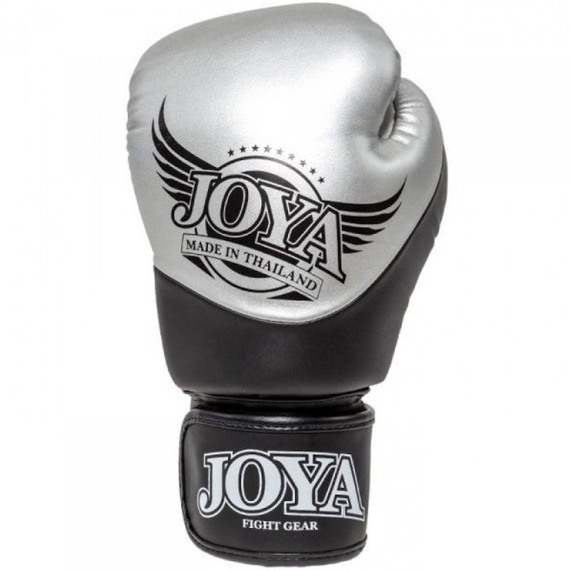 Joya Joya Bokshandschoenen Pro Thai Silver Black van Joya Fightgear