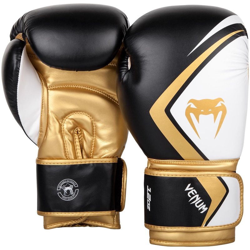 Black and gold hot sale venum boxing gloves