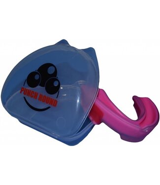 PunchR™  PUNCH ROUND Ready for the Fight Mouth Guard Zahn Schutz Rosa Rot
