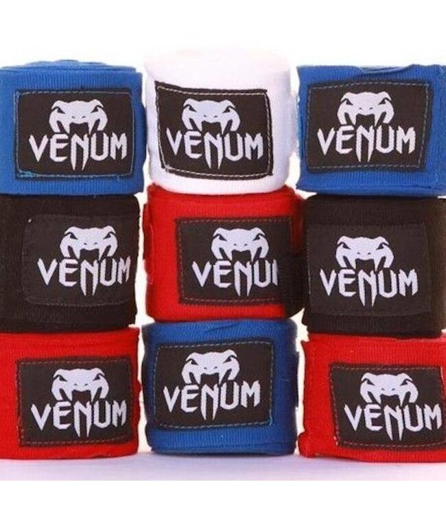 Venum Bandage 400 cm Bandagen Windels Hand Wraps Rot