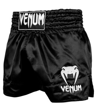 Venum Venum Classic Muay Thai Kickboxing Shorts Black White