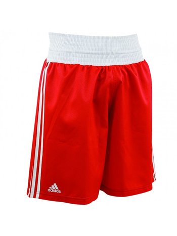 Adidas Adidas Amateur Boxen Kampfsport Hose Rot Weiß