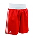 Adidas Adidas Amateur Boksbroek Vechtsportbroek Rood Wit