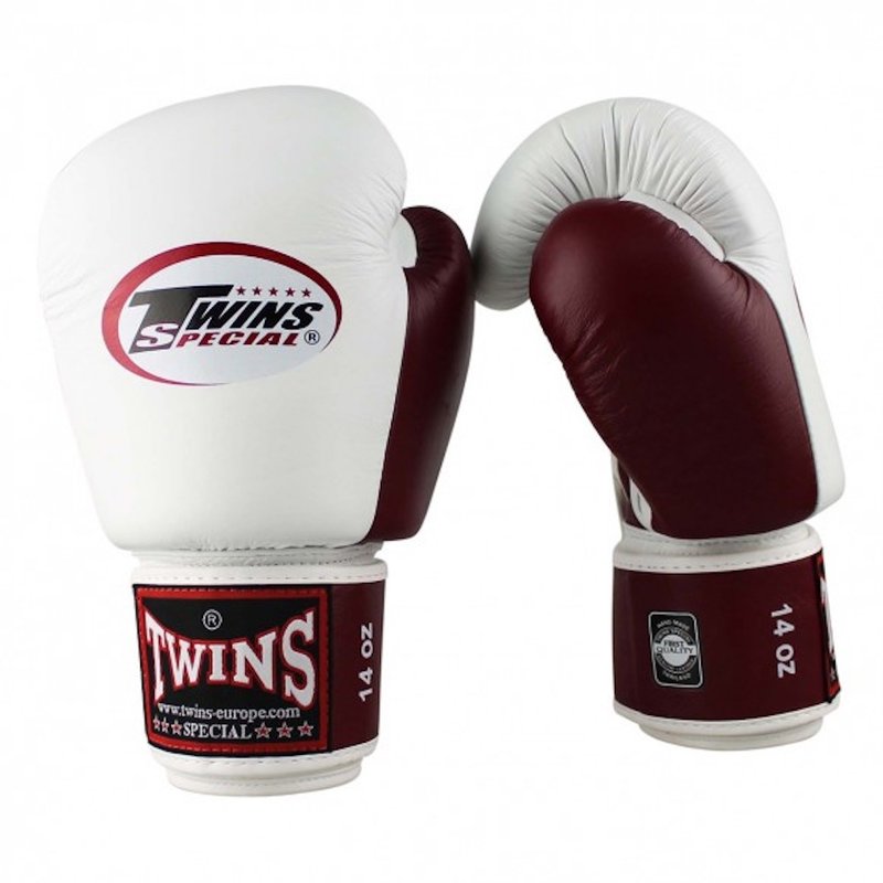 Twins Special Twins Kickboxhandschuhe BGVL 3 Weiß Wein Rot