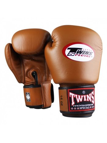 Twins Special Twins Retro Brown Boxing Gloves by Twins special Fightgear