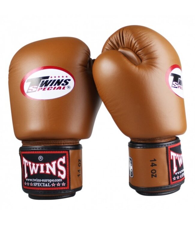Twins Special BGVL3 Boxing Gloves – Retro Brown – Boxing, Kickboxing & Muay Thai