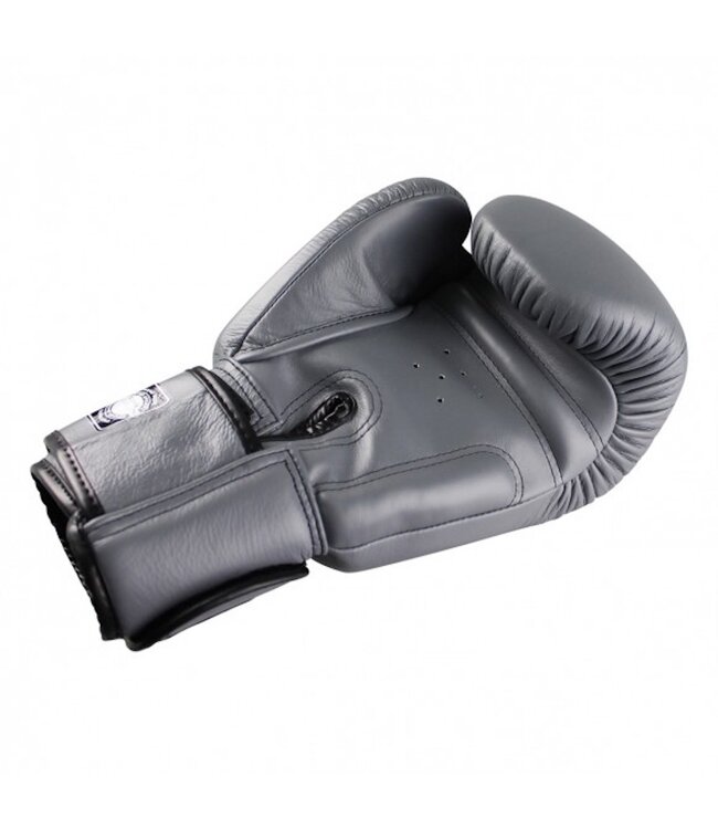 Twins Special BGVL3 Bokshandschoenen Grijs – Handgemaakte Leren Muay Thai & Kickbokshandschoenen
