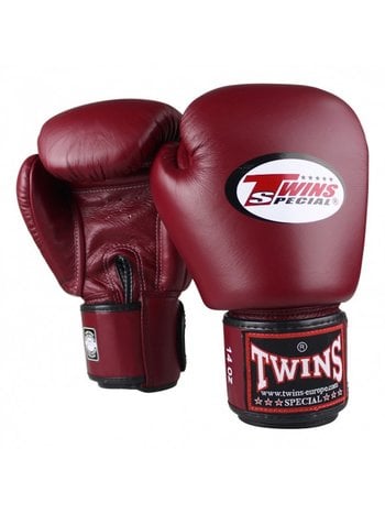 Twins Special Twins BGVL 3 Boxing Gloves Wine Red Kickboxing Gloves