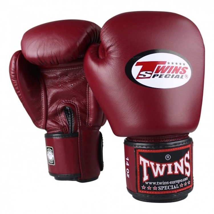 Twins BGVL 3 Boxing Gloves Wine Red Kickboxing Gloves FIGHTWEAR SHOP