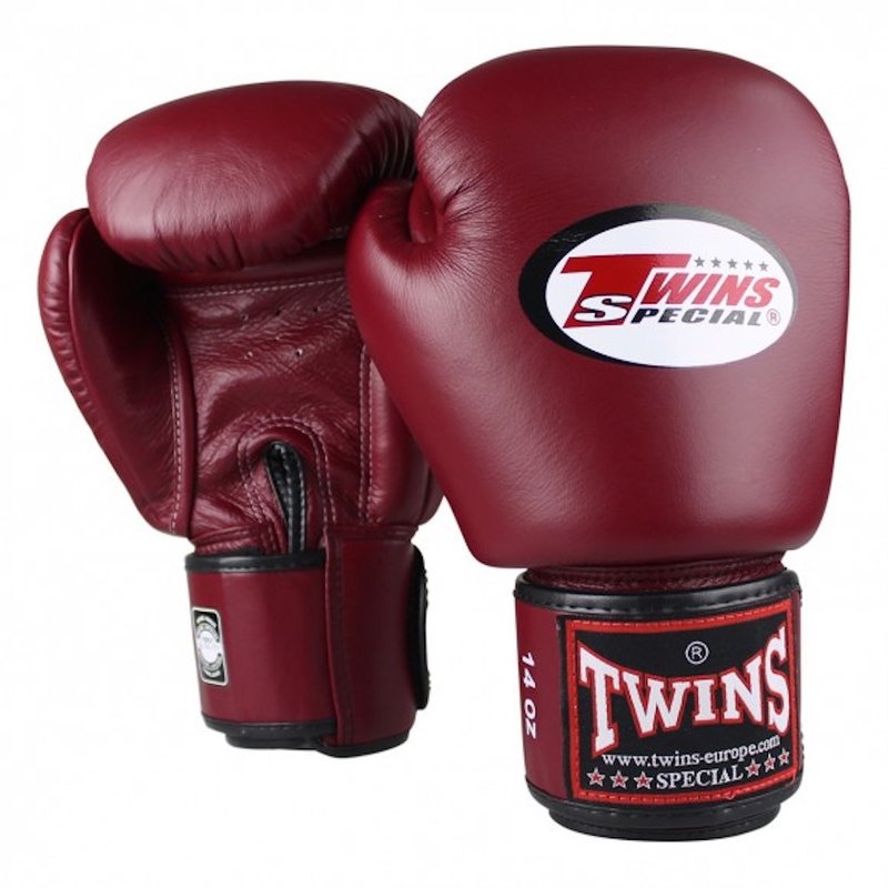 Twins Special Twins BGVL 3 Boxing Gloves Wine Red Kickboxing Gloves