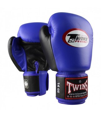 Twins Special Twins Thaiboks Bokshandschoenen BGVL 3 Blauw Zwart