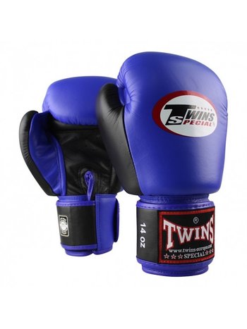 Twins Special Twins Thaiboks Bokshandschoenen BGVL 3 Blauw Zwart