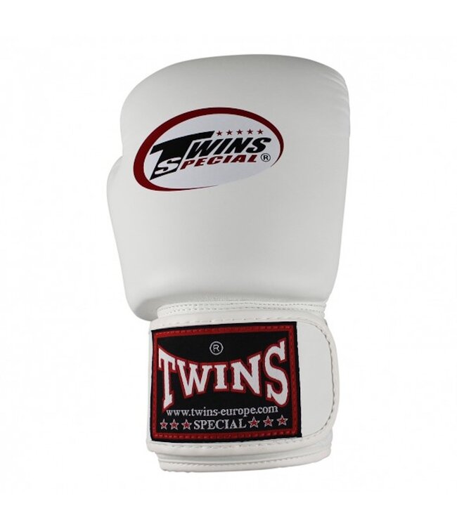 Twins Special BGVL3 Leather Boxing Gloves White – Muay Thai & Kickboxing