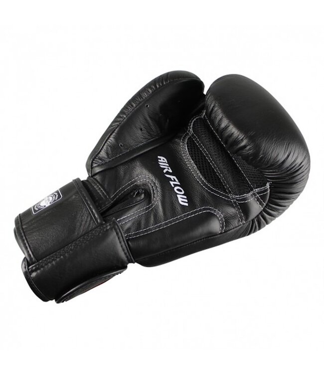 Twins Special BGVL 3 Air Flow Bokshandschoenen – Premium Leer – Zwart