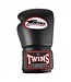 Twins Special BG‑N Leather Sparring Boxing Gloves – Black