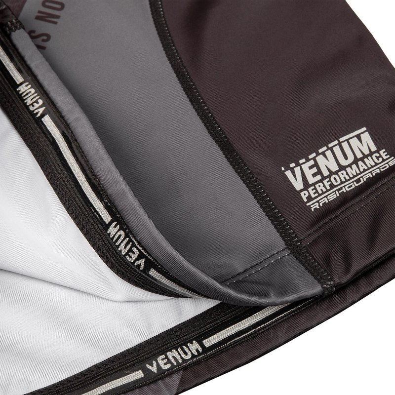 Venum Venum Amrap Rash Guard Zwart Grijs Compressie Shirts Venum