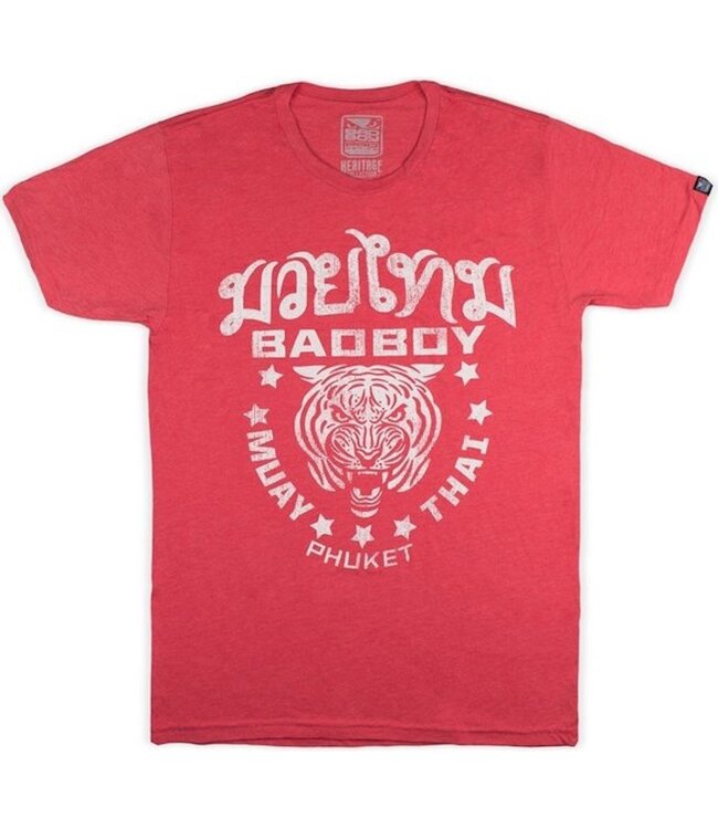 Bad Boy Phuket Muay Thai T Shirt Rot