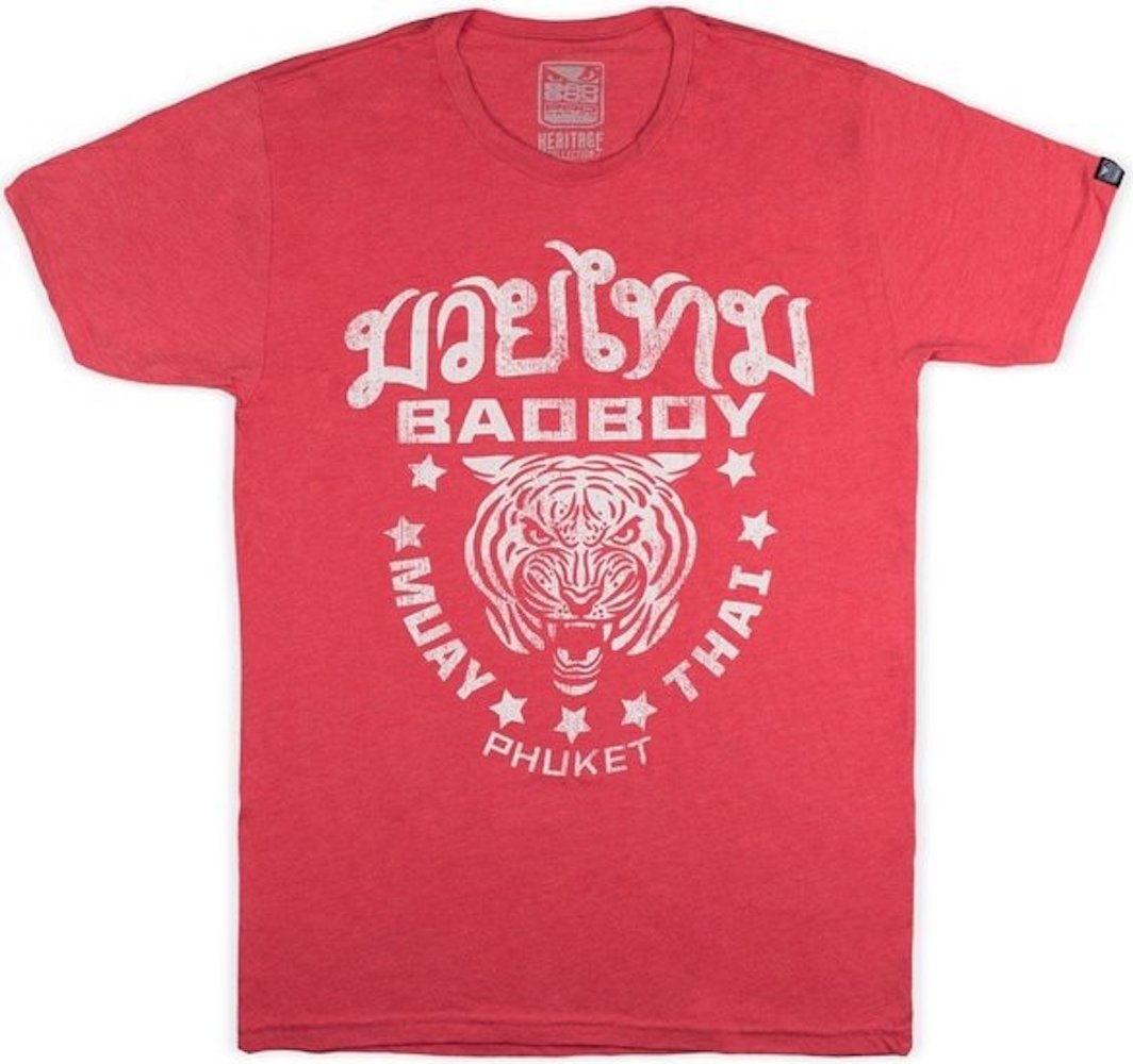 Bad Boy Bad Boy Phuket Muay Thai T Shirt Red