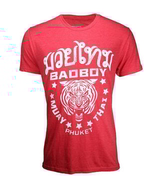 Bad Boy Phuket Muay Thai T Shirt Rot