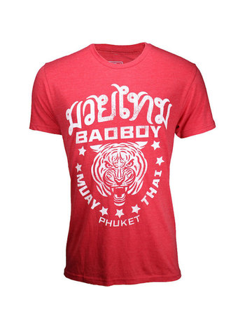 Bad Boy Bad Boy Phuket Muay Thai T Shirt Red