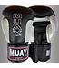 MUAY® MUAY Premium Boxhandschuhe aus Leder Schwarz Silber