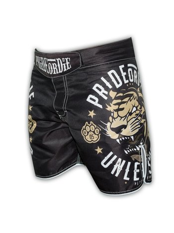 Pride or Die PRiDE oder DiE Fight Short Unleashed Black