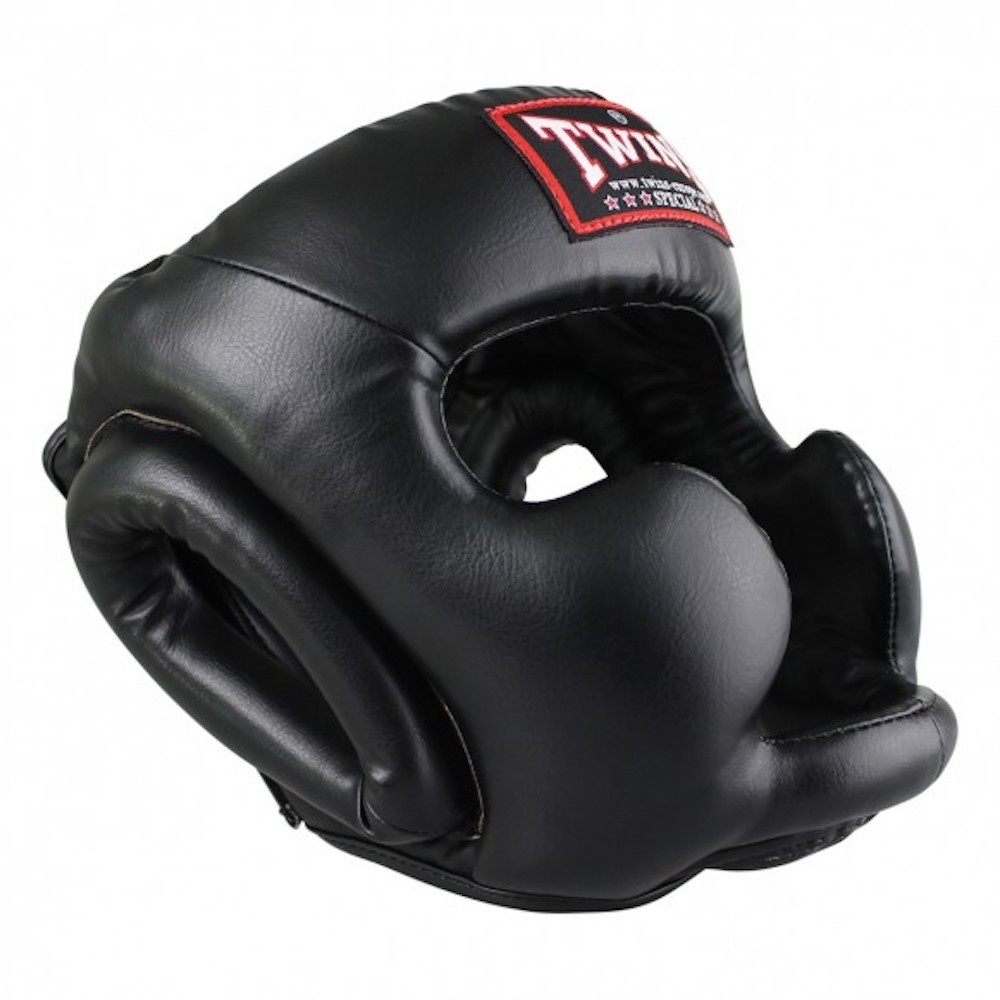 Twins Head Protection Headgear HGL 3 Black Martial Arts Protection -  FIGHTWEAR SHOP EUROPE