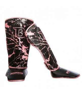Booster Booster SG Jugend Kickboxing Schienbeinschützer Marmor Rosa