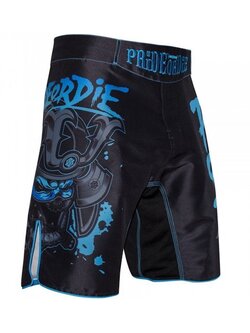 Pride or Die PRiDE oder DiE Fight Short Ronin Schwarz Blau
