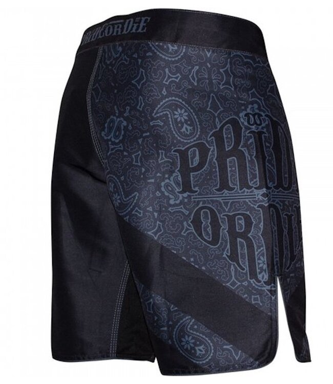 PRiDE or DiE Fight Short Reckless Paisley Black