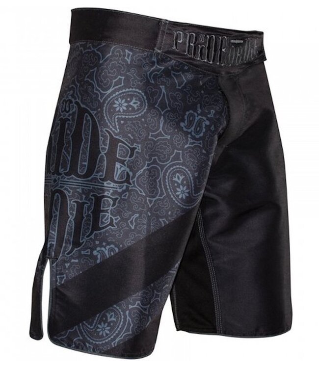 PRiDE or DiE Fight Short Reckless Paisley Black