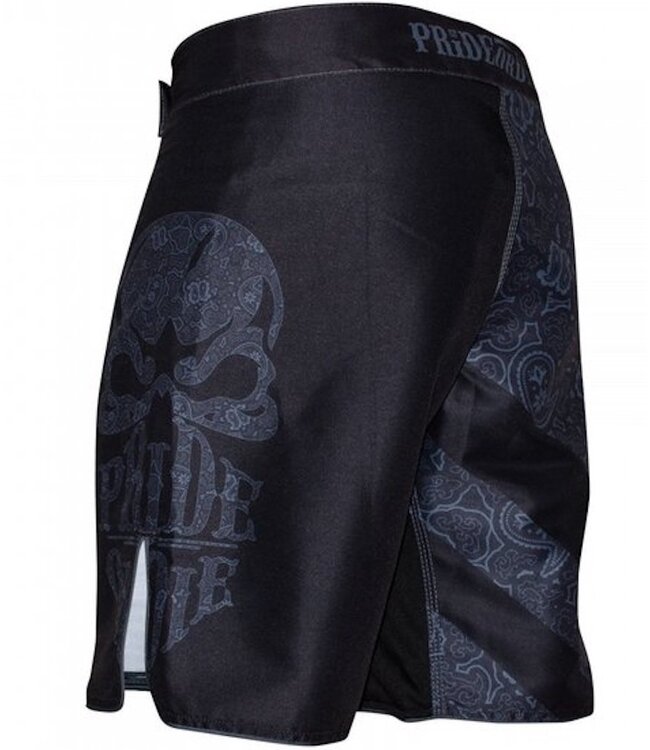 PRiDE of DiE MMA Fight Short Reckless Paisley Black
