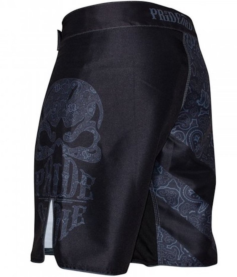 Pride or Die PRiDE of DiE MMA Fight Short Reckless Paisley Black