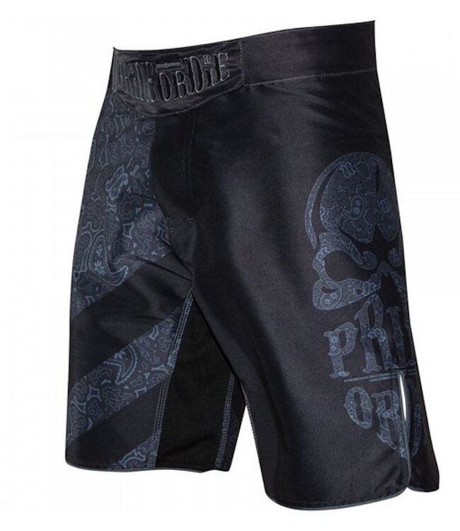 Pride or Die PRiDE of DiE MMA Fight Short Reckless Paisley Black