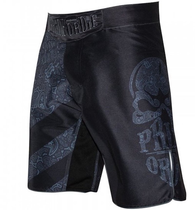 Pride or Die PRiDE oder DiE Fight Short Reckless Paisley Schwarz