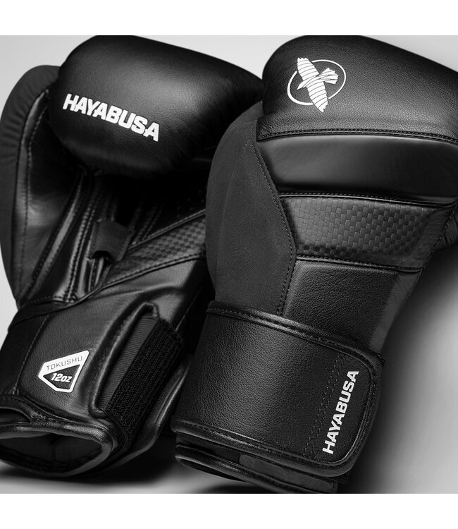 Hayabusa Boxhandschuhe T3 Schwarz Schwarz