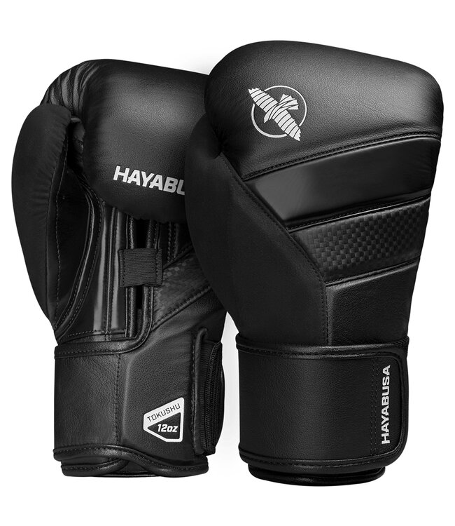Hayabusa T3 Boxing Gloves Black Black Hayabusa Fightgear