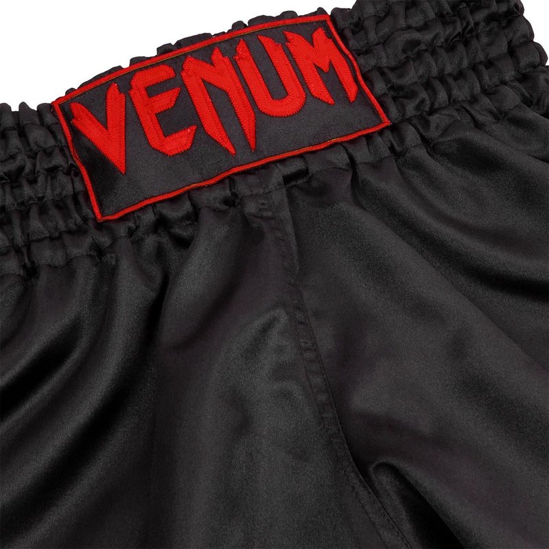 Venum Venum Classic Muay Thai Kickboxing Shorts Black Red
