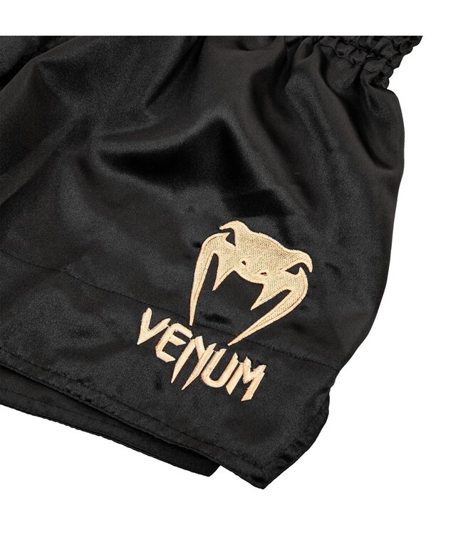 Venum Classic Muay Thai Kickboks Hose Schwarz Gold