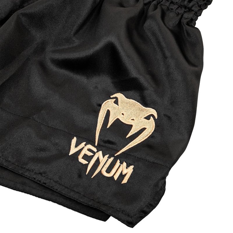 Venum Venum Classic Muay Thai Kickboks Broekjes Zwart Goud