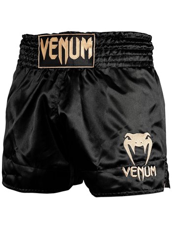 Venum Venum Classic Muay Thai Kickboxing Shorts Black Gold