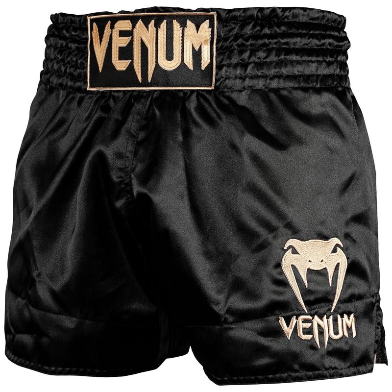 Venum Venum Classic Muay Thai Kickboks Broekjes Zwart Goud