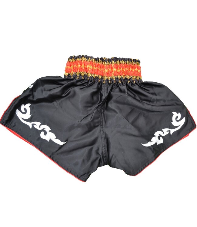 PunchR Muay Thai Kickboks Short MT10 Zwart