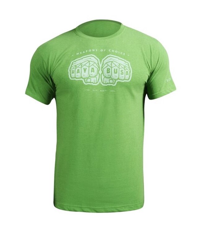 Hayabusa Weapons of Choice T Shirt Green