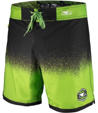Bad Boy HI-TIDE Hybrid Zwem- Training Shorts Zwart Groen
