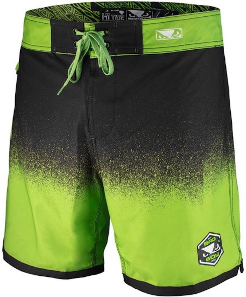 Bad Boy Bad Boy HI-TIDE Hybrid Badeshorts Training Schwarz Grün